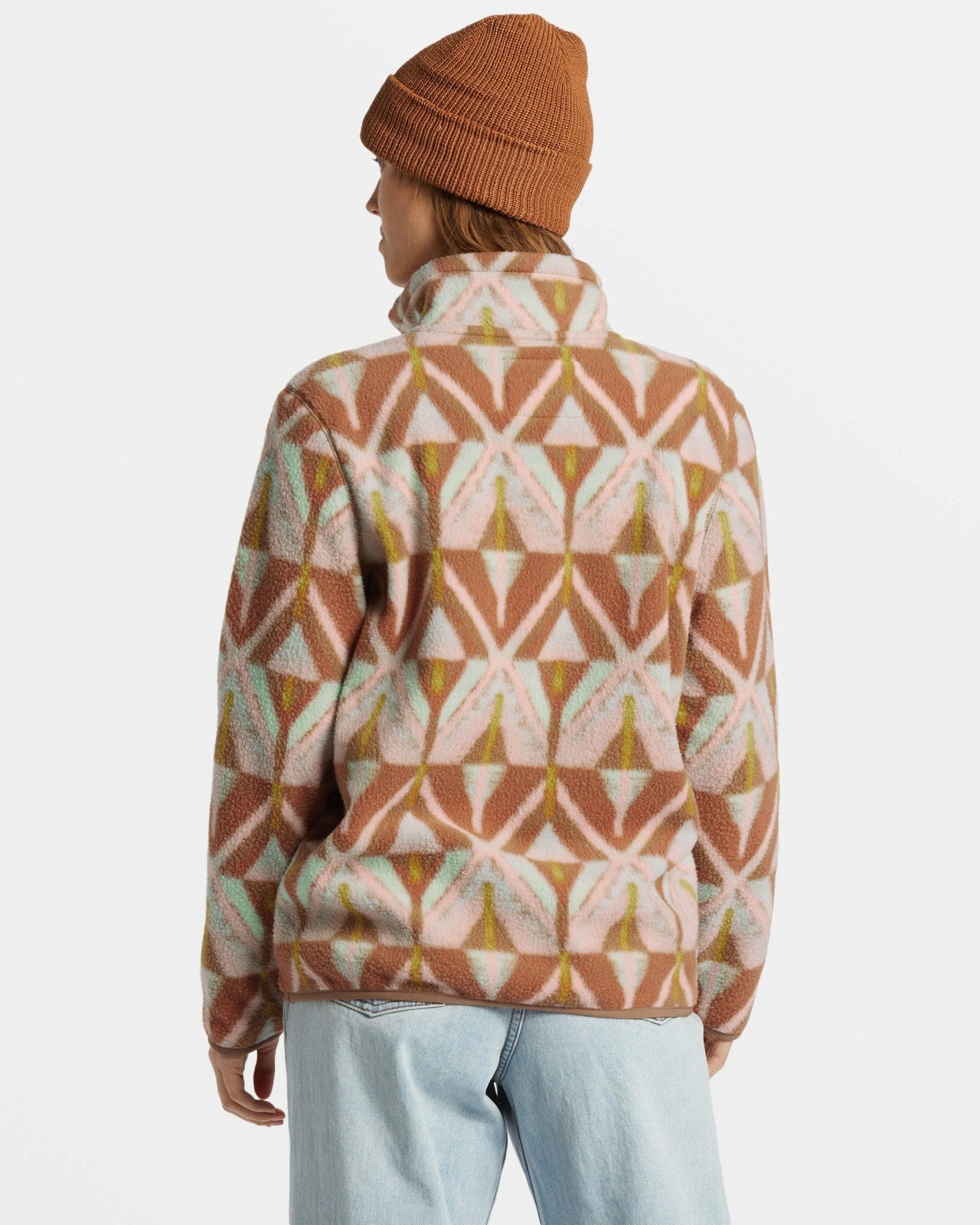 A/Div Boundary Mock 3 Half-Zip Pullover Sweatshirt - Sandalwood | Billabong Women