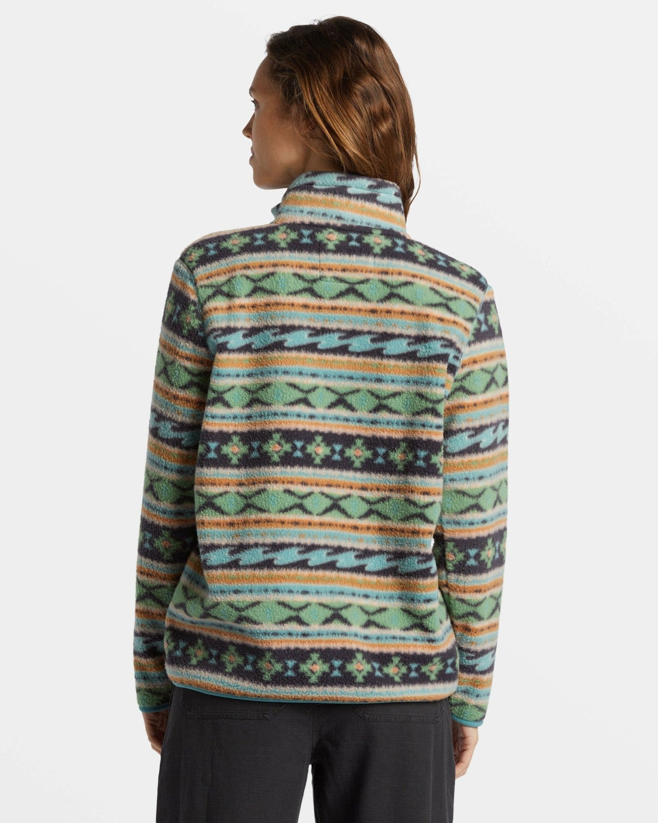 A/Div Boundary Mock 3 Half-Zip Pullover Sweatshirt - Salty Sage | Billabong Women