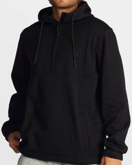 A/Div Boundary Hooded Half-Zip Pullover - Black Heather | Billabong Men