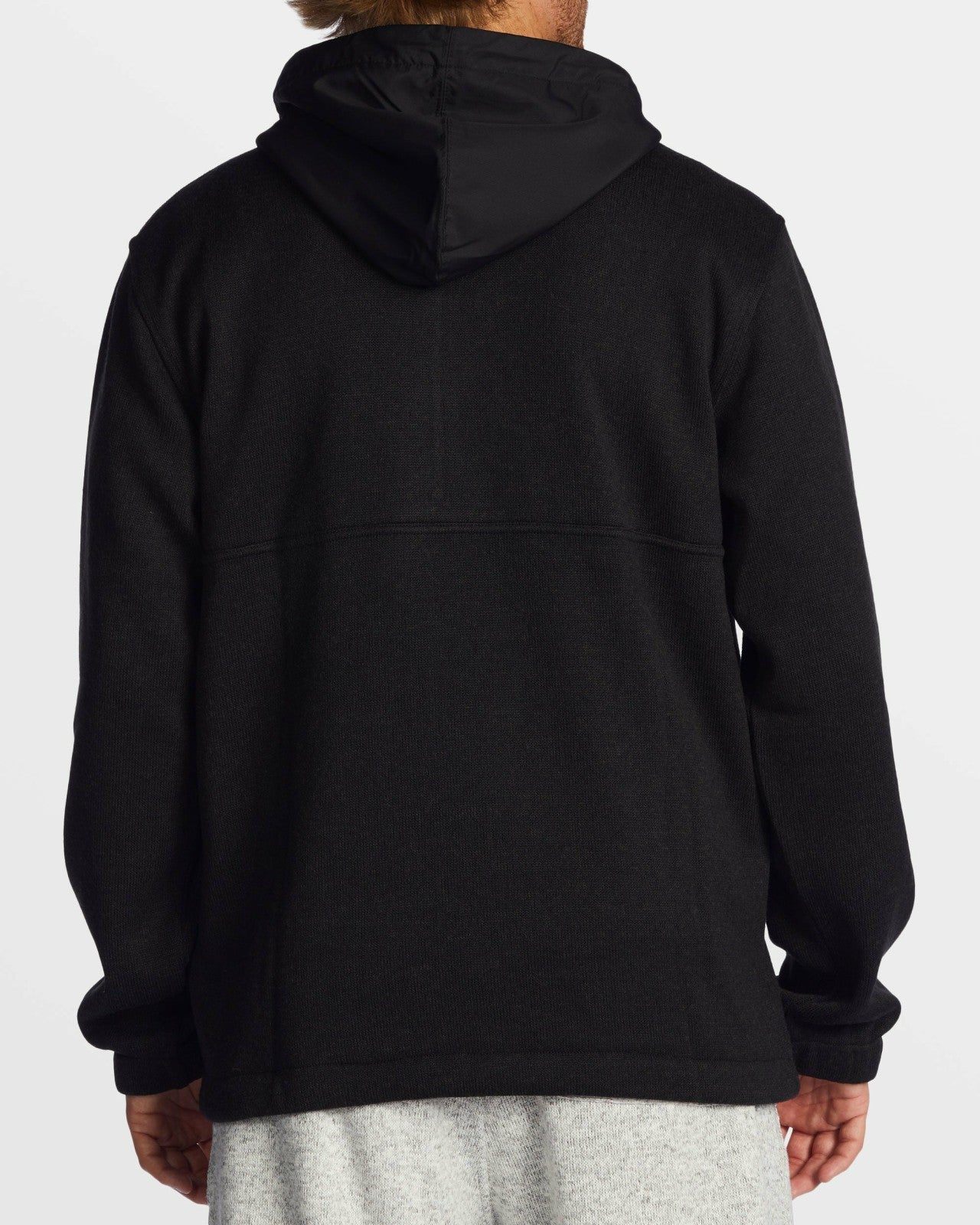 A/Div Boundary Hooded Half-Zip Pullover - Black Heather | Billabong Men