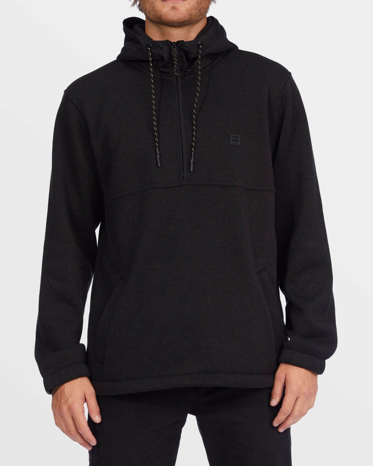 A/Div Boundary Hooded Half-Zip Pullover - Black Heather | Billabong Men