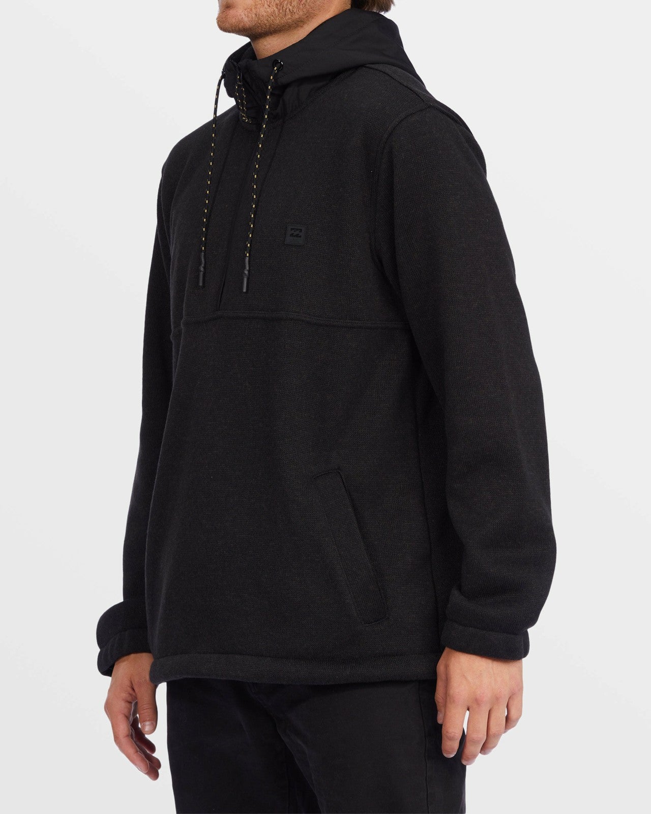 A/Div Boundary Hooded Half-Zip Pullover - Black Heather | Billabong Men