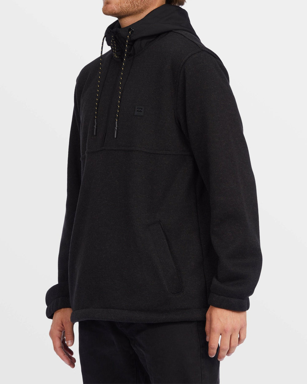 A/Div Boundary Hooded Half-Zip Pullover - Black Heather | Billabong Men