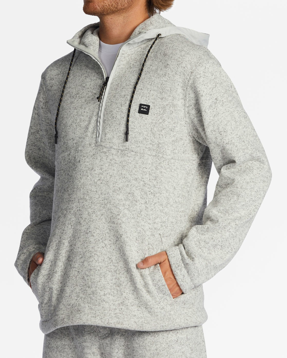 A/Div Boundary Hooded Half-Zip Pullover - Gray Heather | Billabong Men