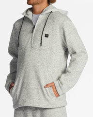 A/Div Boundary Hooded Half-Zip Pullover - Gray Heather | Billabong Men