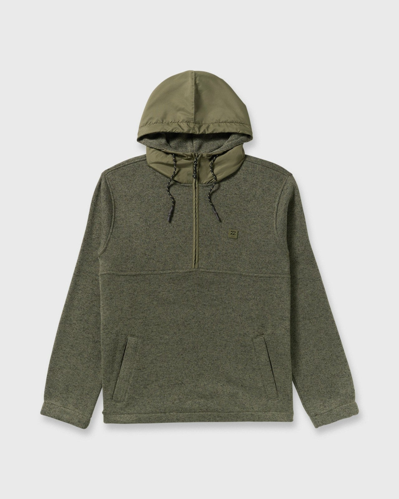 A/Div Boundary Hooded Half-Zip Pullover - Military Heather | Billabong Men