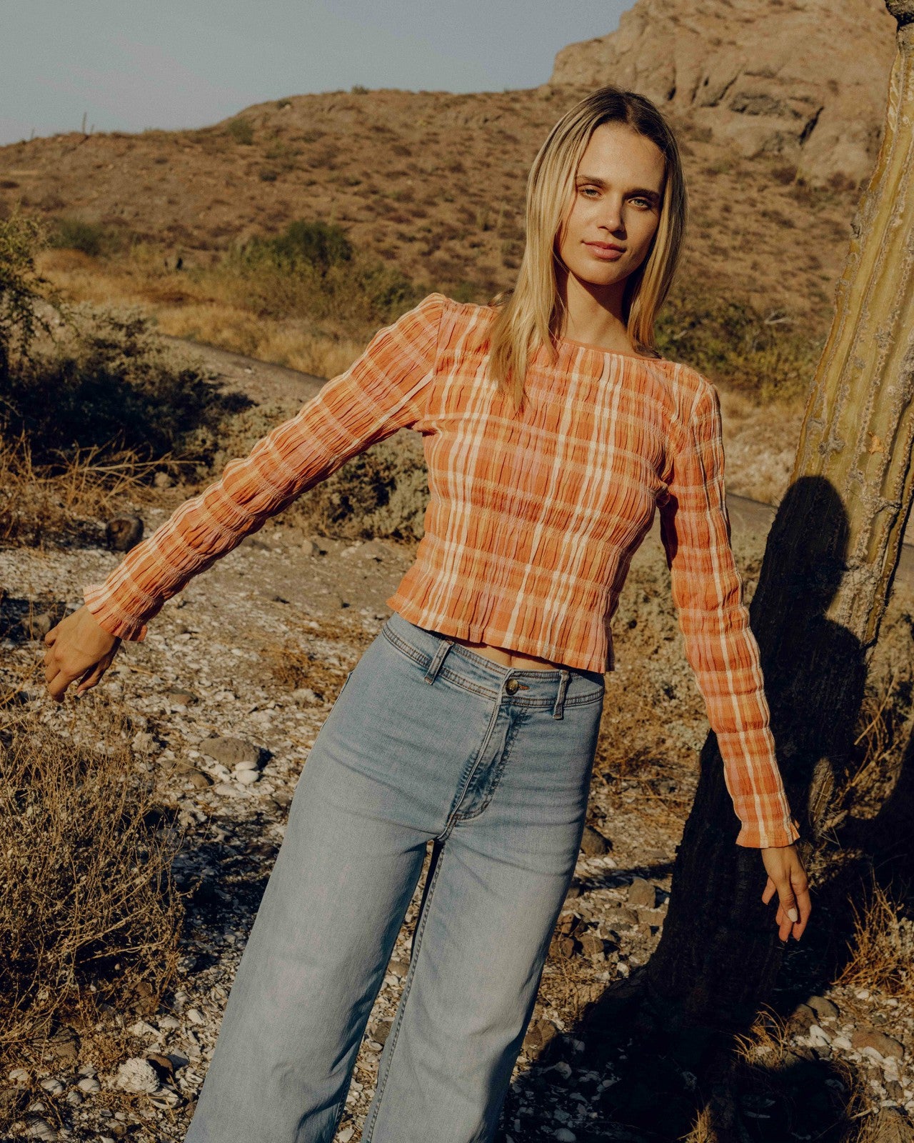 Check Me Out Long Sleeve Shirt - Sunburnt | Billabong Women