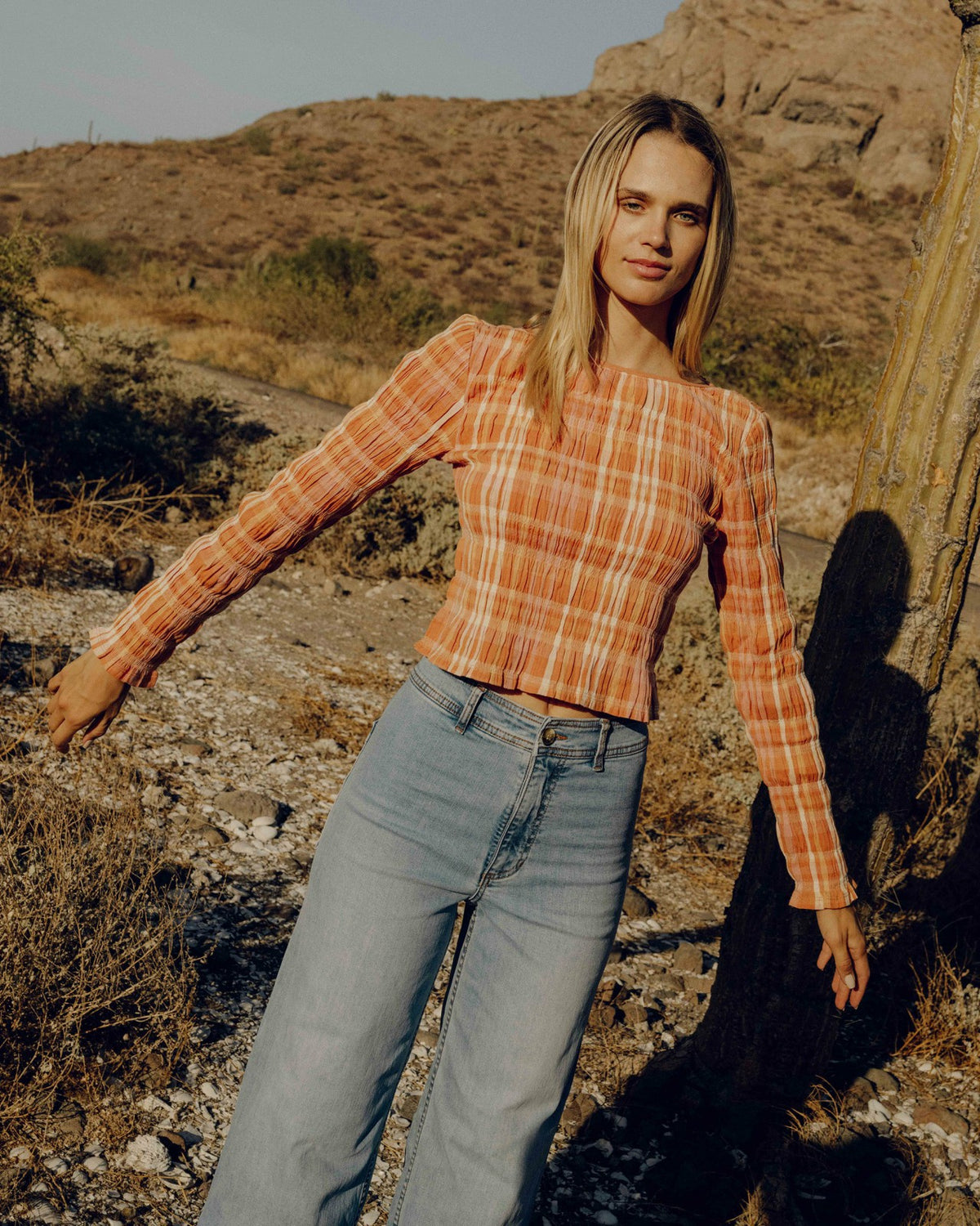 Check Me Out Long Sleeve Shirt - Sunburnt | Billabong Women