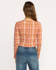 Check Me Out Long Sleeve Shirt - Sunburnt | Billabong Women