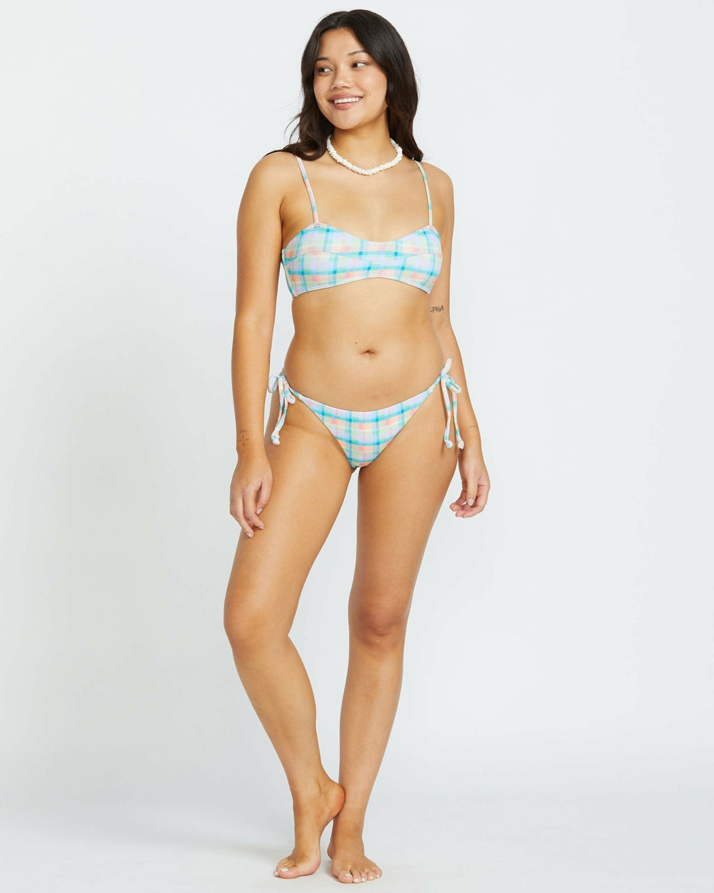 Check The Waves Tie Side Tanga Bikini Bottom - Multi | Billabong Women