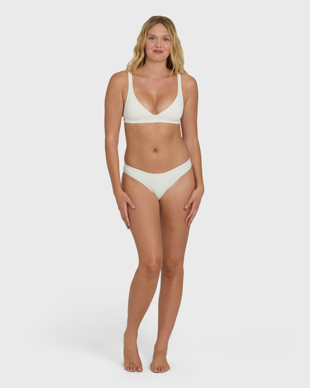 Classic Solid Banded Triangle Bikini Top - Salt Crystal | Billabong Women