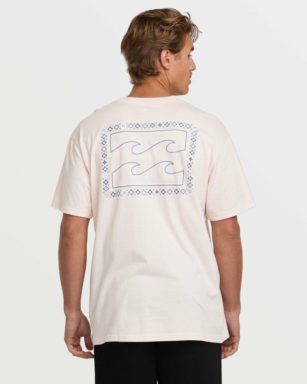 Crayon Wave Premium Tee - Light Pink | Billabong Men