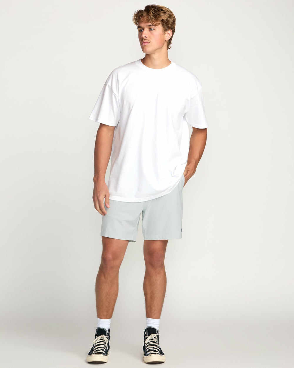 Crossfire Submersible 17" Hybrid Shorts - Ash Blue | Billabong Men