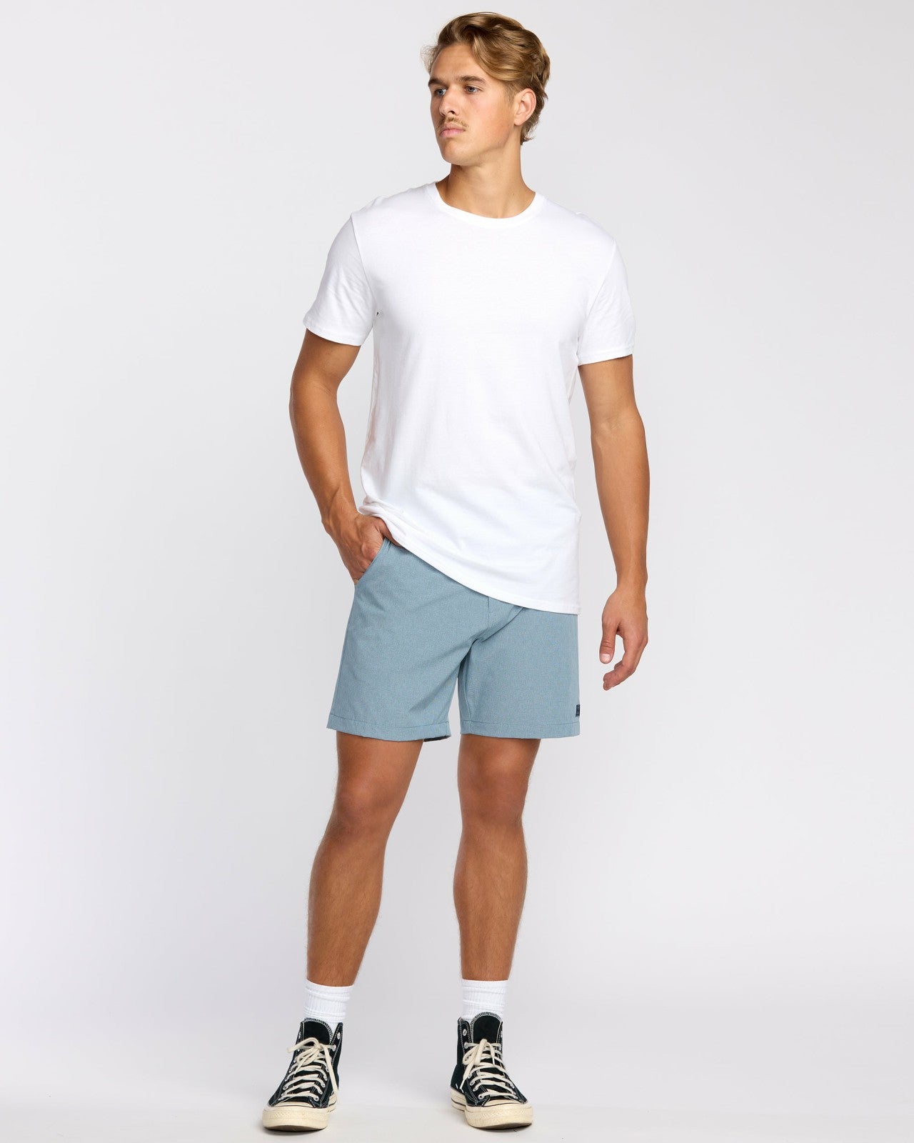 Crossfire Submersible 17" Hybrid Shorts - Slate Blue | Billabong Men