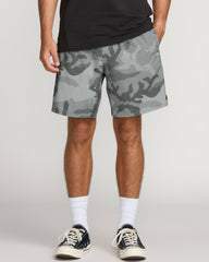 Crossfire Elastic Submersible 18" Hybrid Shorts - Black Camo | Billabong Men