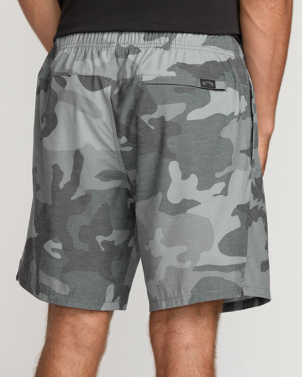 Crossfire Elastic Submersible 18" Hybrid Shorts - Black Camo | Billabong Men