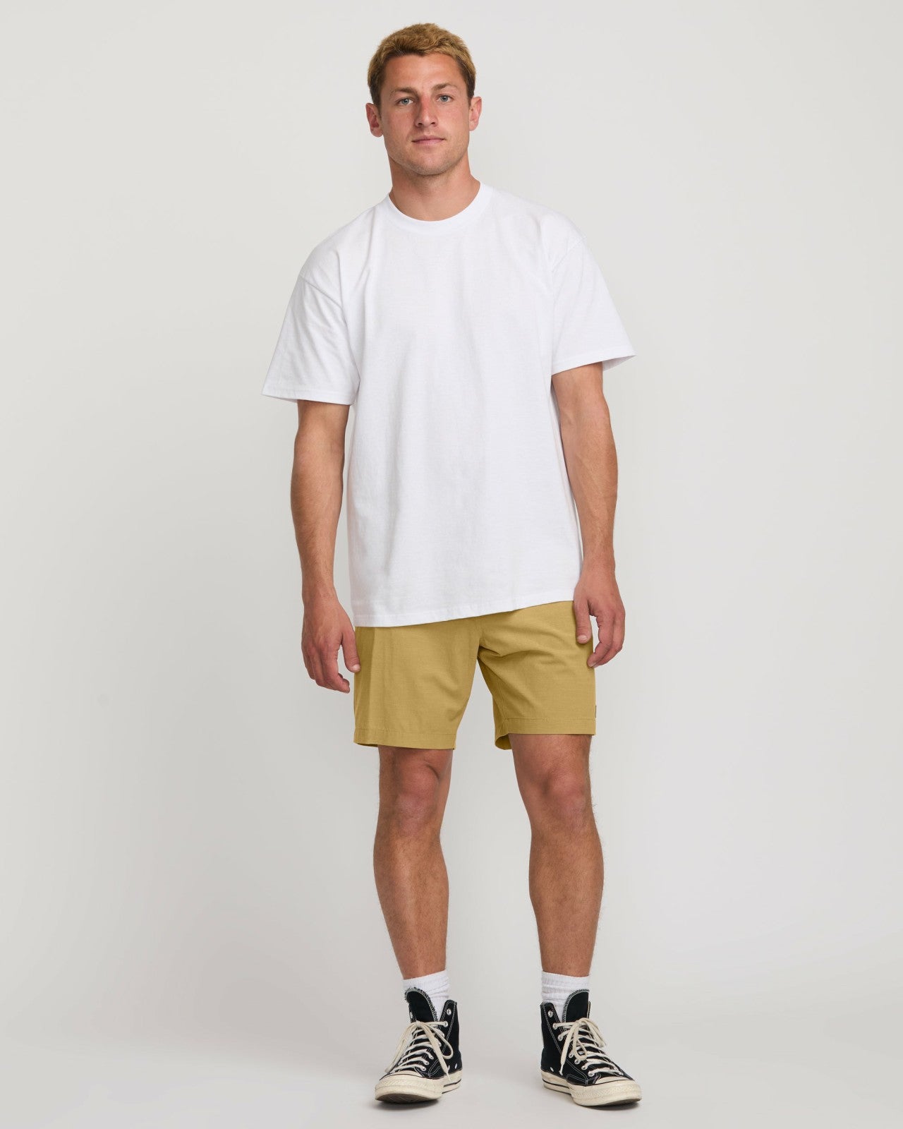 Crossfire Wave Wash Submersible 18" Hybrid Shorts - Khaki | Billabong Men