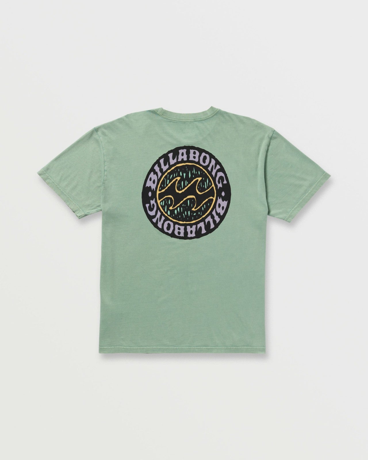Decal Regular Wave Wash Tee - Mist Green | Billabong Men