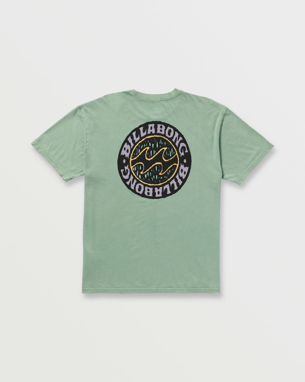 Decal Regular Wave Wash Tee - Mist Green | Billabong Men