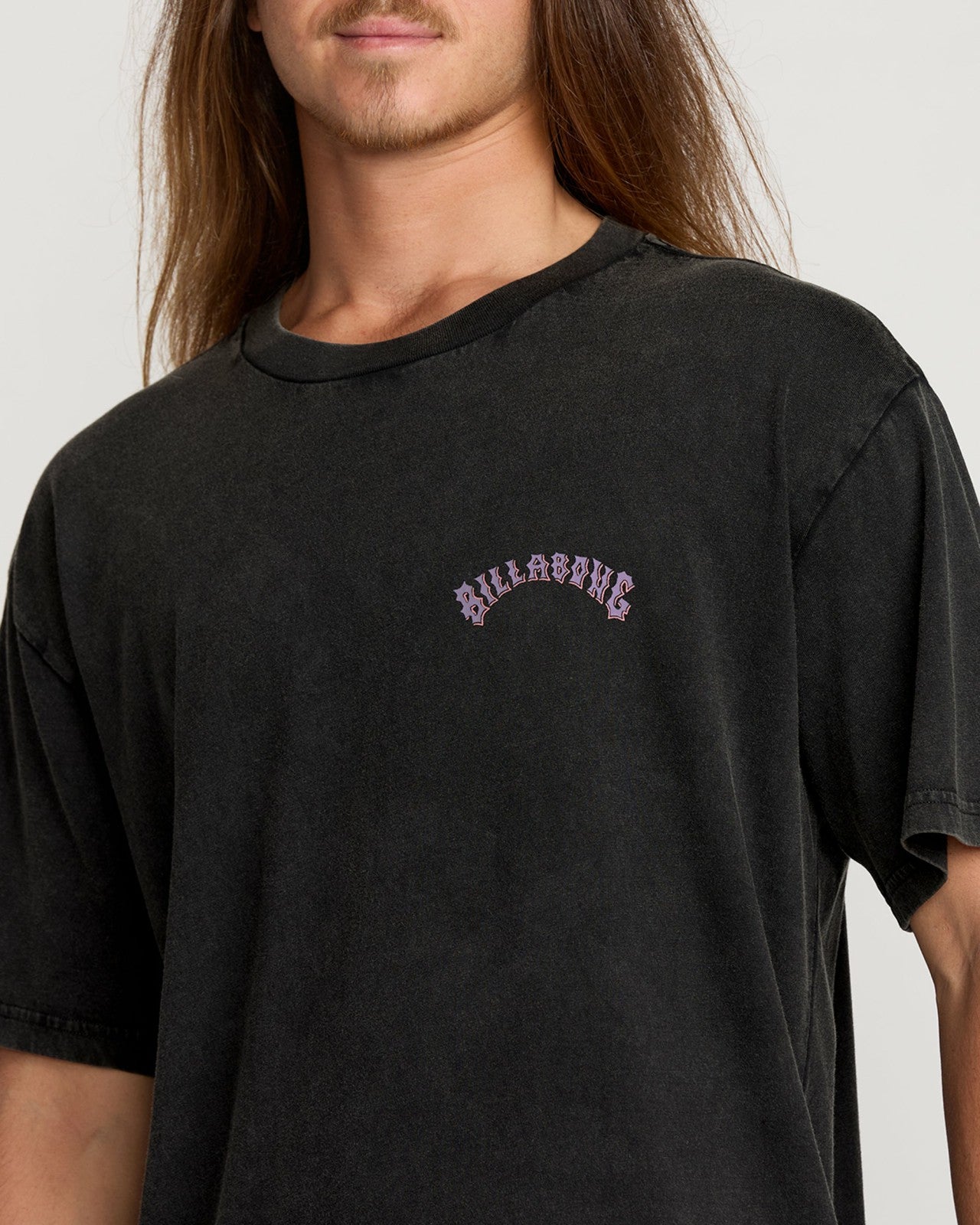 Decal Regular Wave Wash Tee - Washed Black | Billabong Men