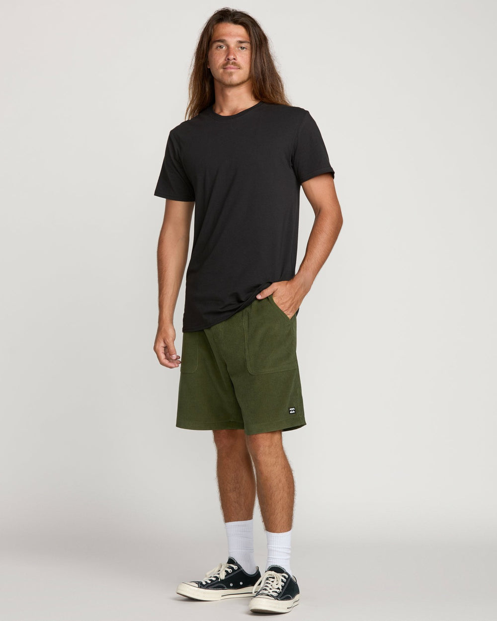 De La Cruz Submersible Hybrid Shorts - Olive | Billabong Men