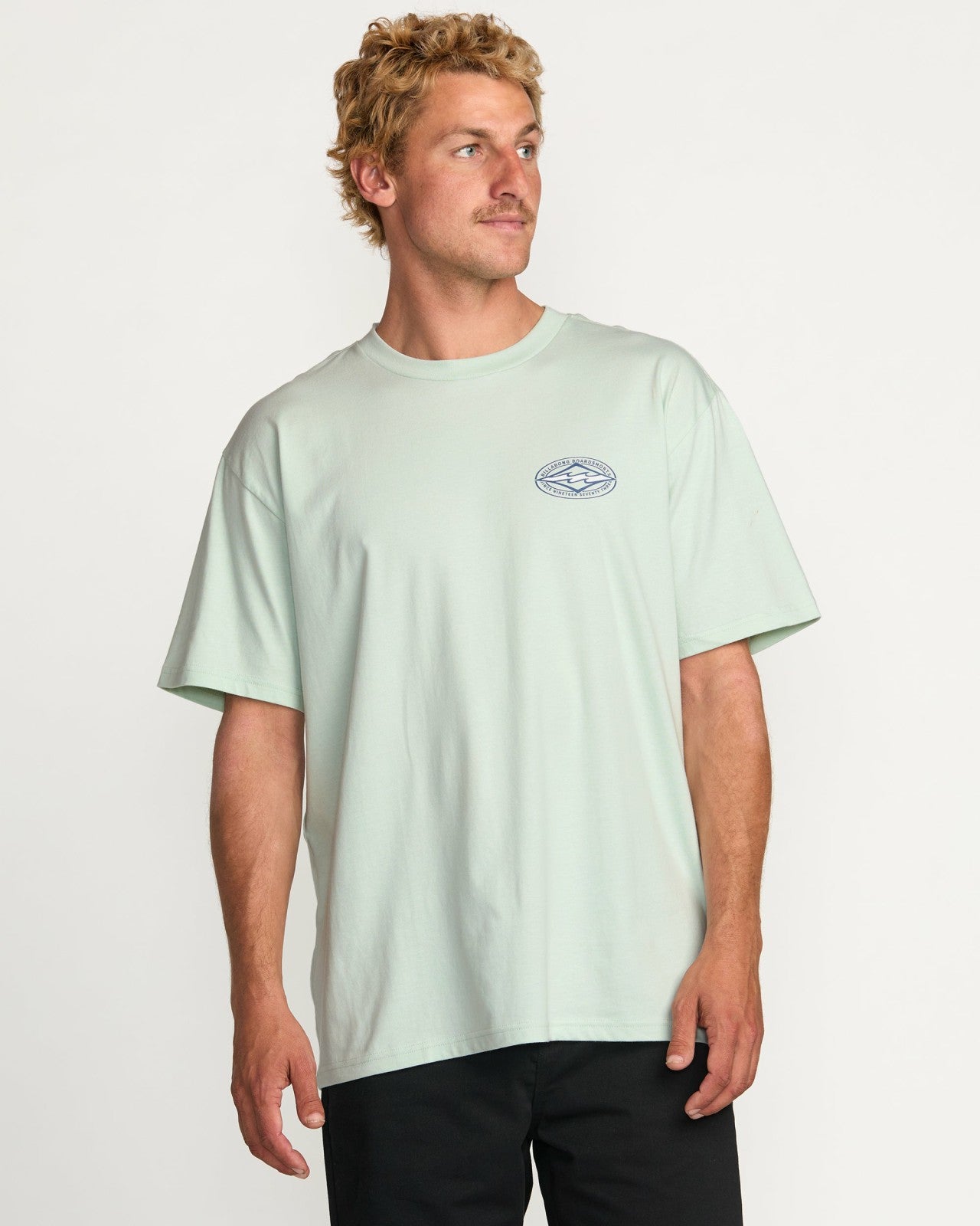 Diamond Vision Regular Tee - Ash Blue | Billabong Men