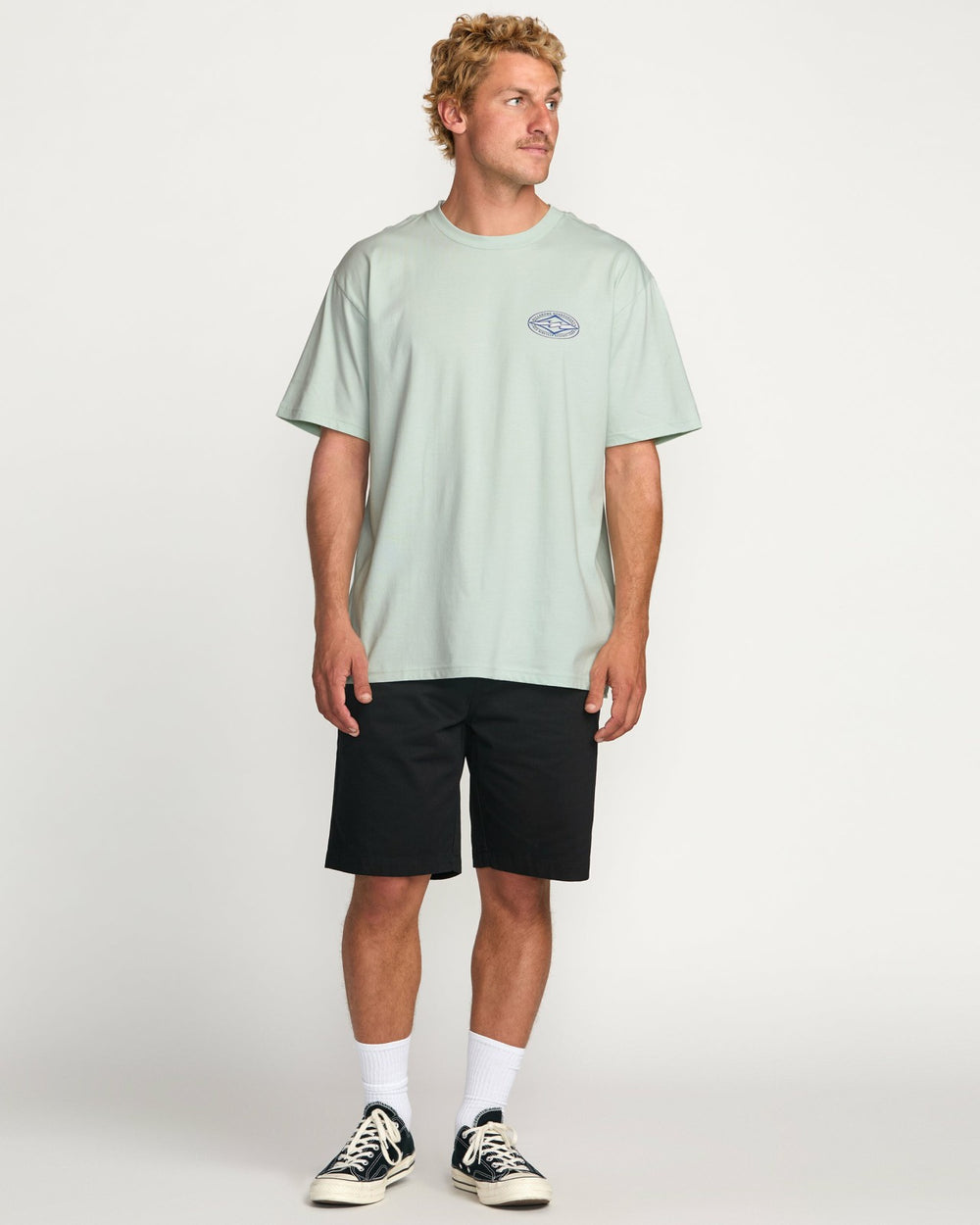 Diamond Vision Regular Tee - Ash Blue | Billabong Men