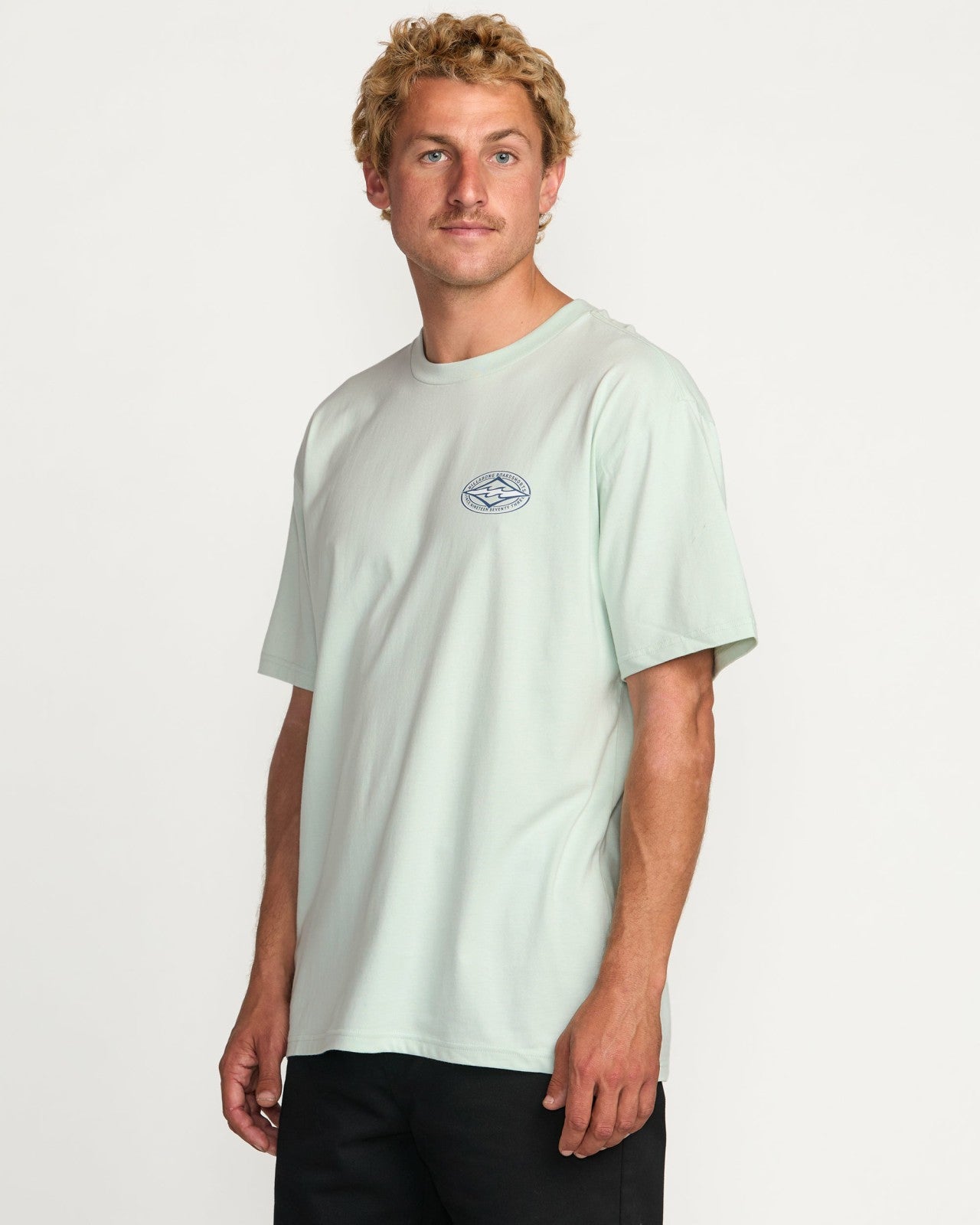 Diamond Vision Regular Tee - Ash Blue | Billabong Men