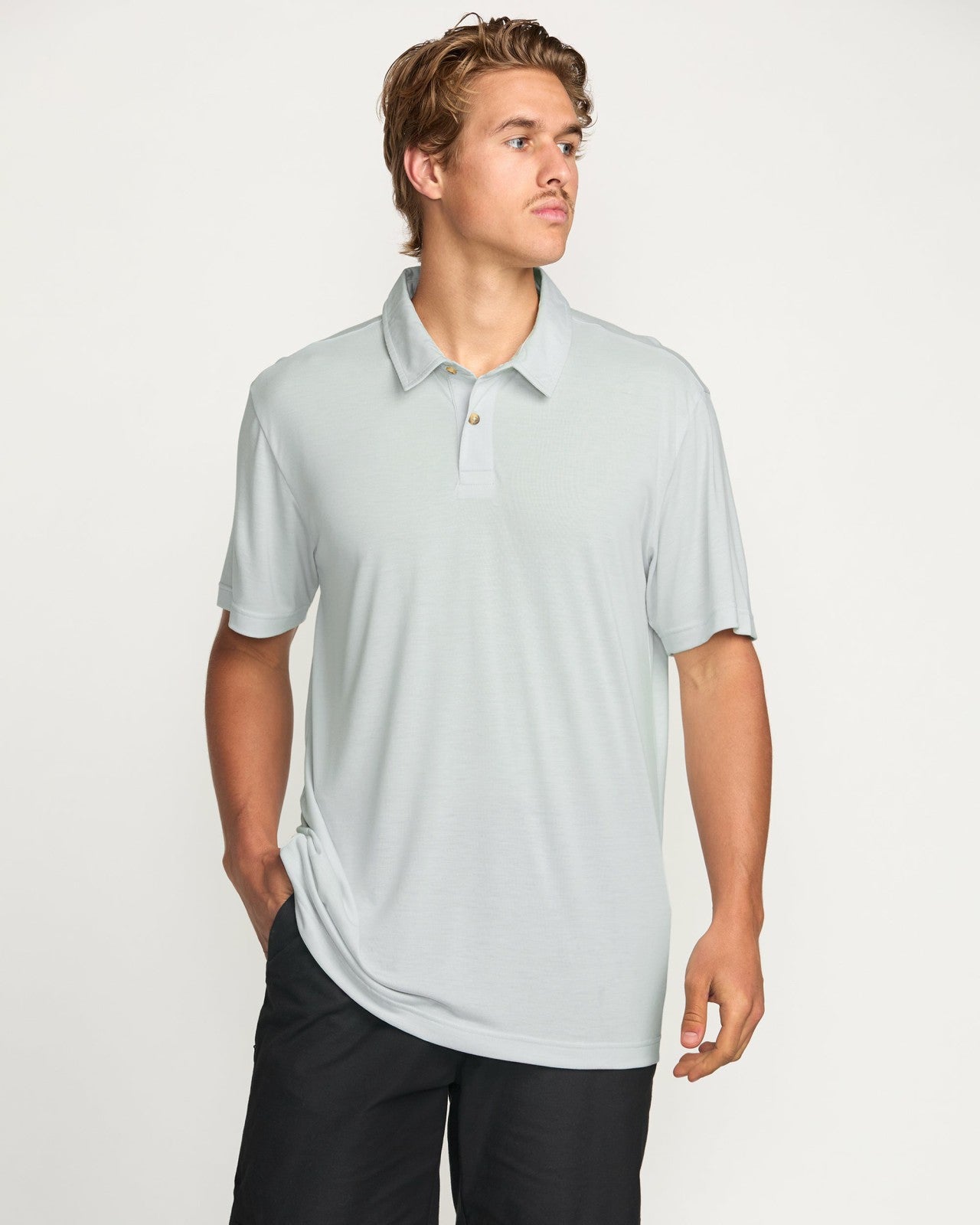 Eclipse Short Sleeve Polo Shirt - Ash Blue | Billabong Men