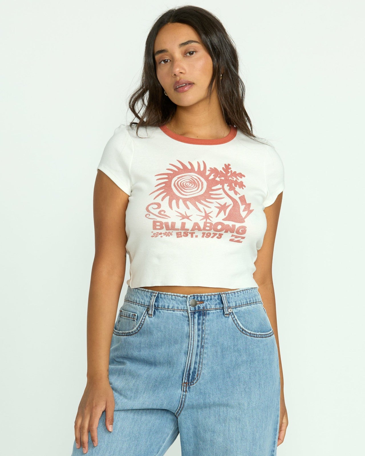 Electric Feeling Tee - Salt Crystal | Billabong Women