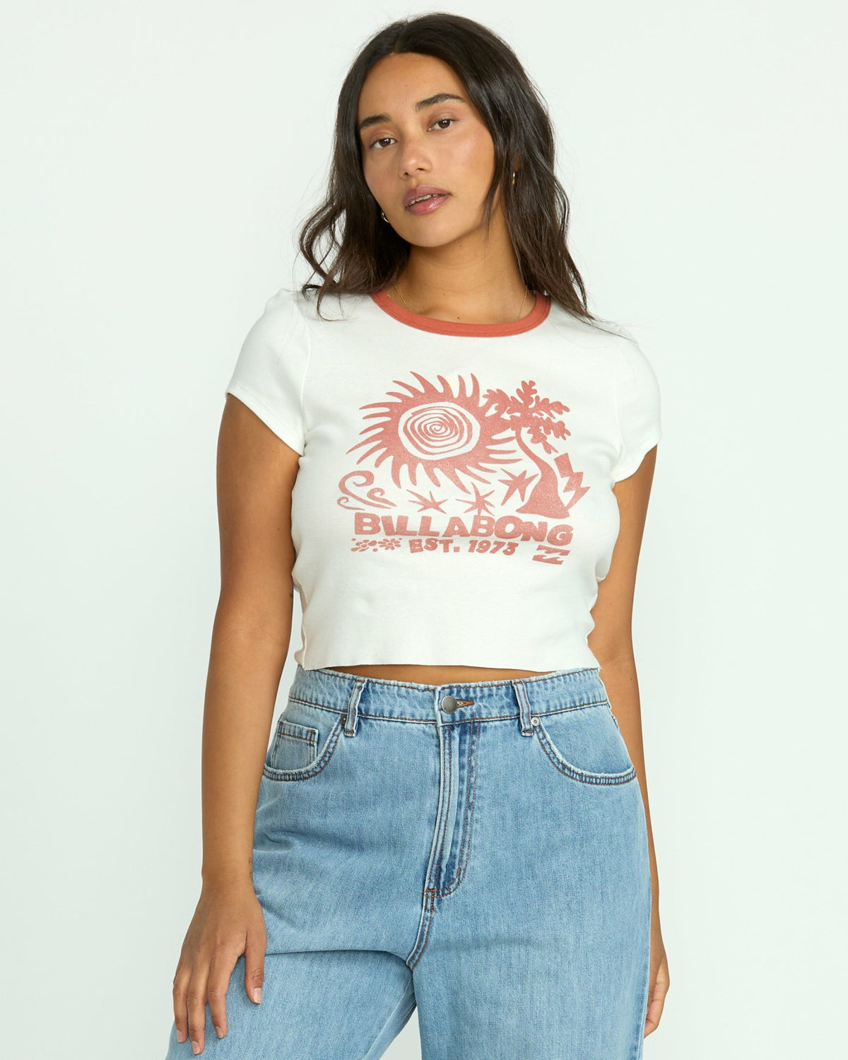 Electric Feeling Tee - Salt Crystal | Billabong Women