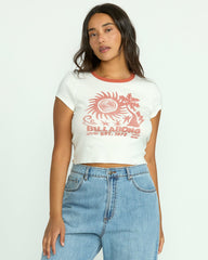 Electric Feeling Tee - Salt Crystal | Billabong Women