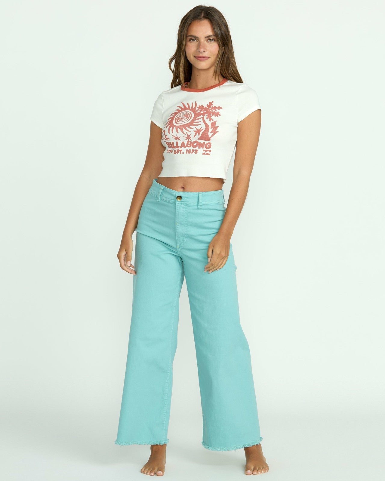 Electric Feeling Tee - Salt Crystal | Billabong Women