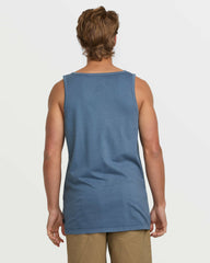 Essential Premium Wave Wash Tank - Slate Blue | Billabong Men