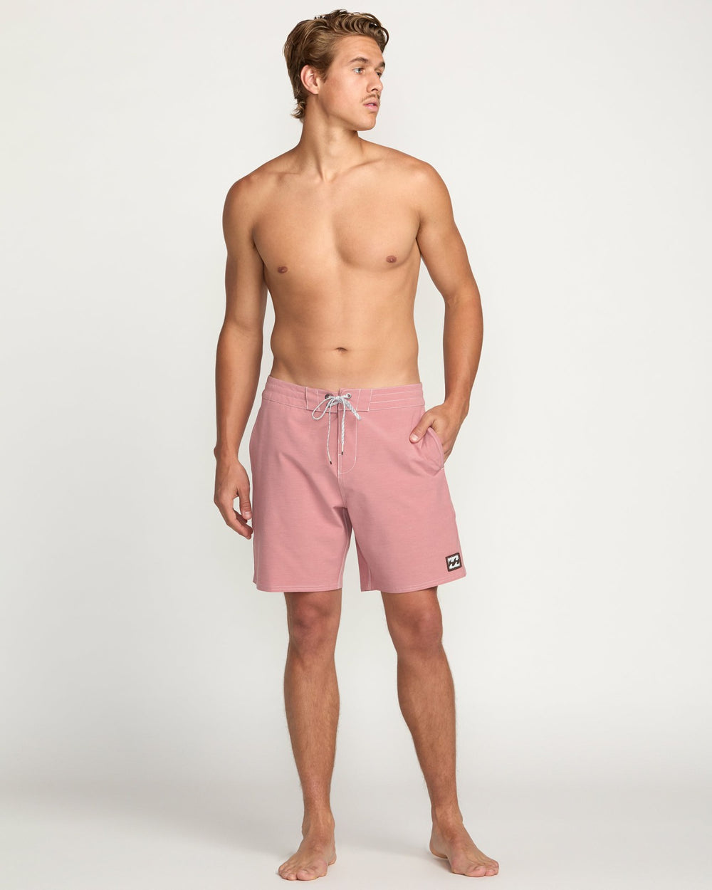 Every Other Day Lo Tide 18" Boardshorts - Dusty Rose | Billabong Men
