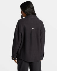 Everytime Oversized Shacket - Black Sands | Billabong Women