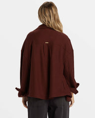 Everytime Oversized Shacket - Choc Chip | Billabong Women