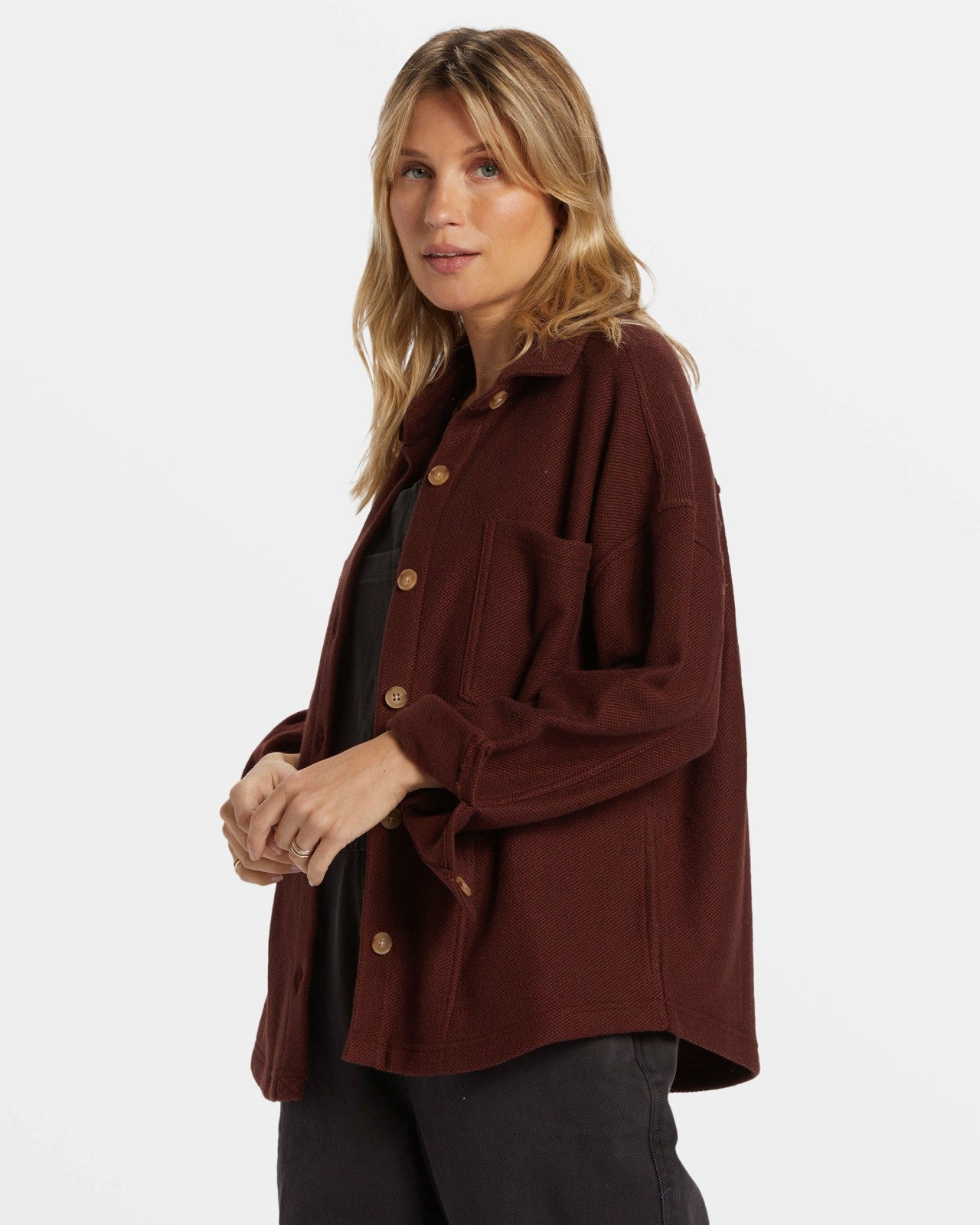 Everytime Oversized Shacket - Choc Chip | Billabong Women