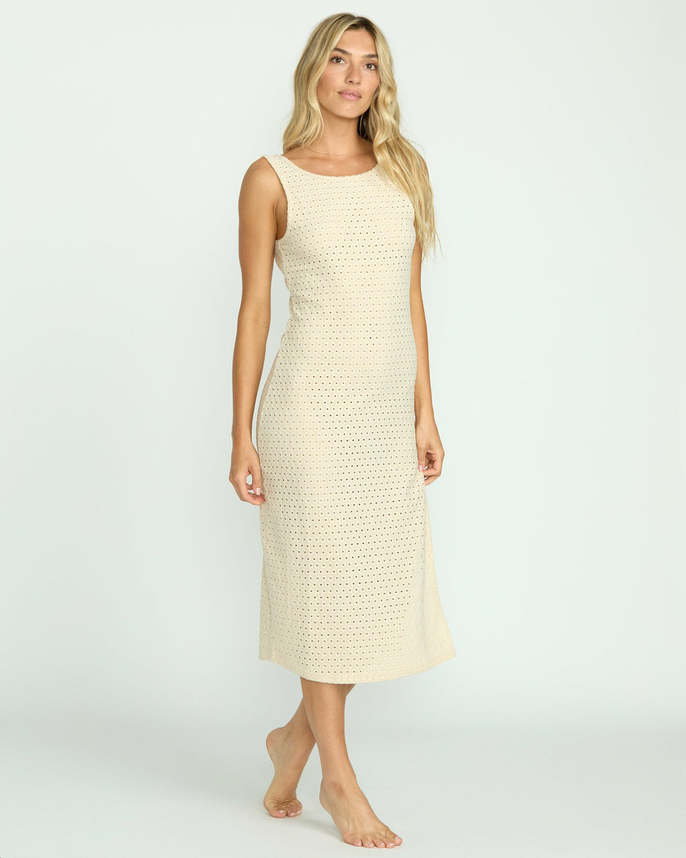 Eyelet Sun Midi Dress Beach Coverup - Whitecap | Billabong Women