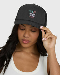 Floral Block Fl Trucker Hat - Black Pebble | Billabong Women