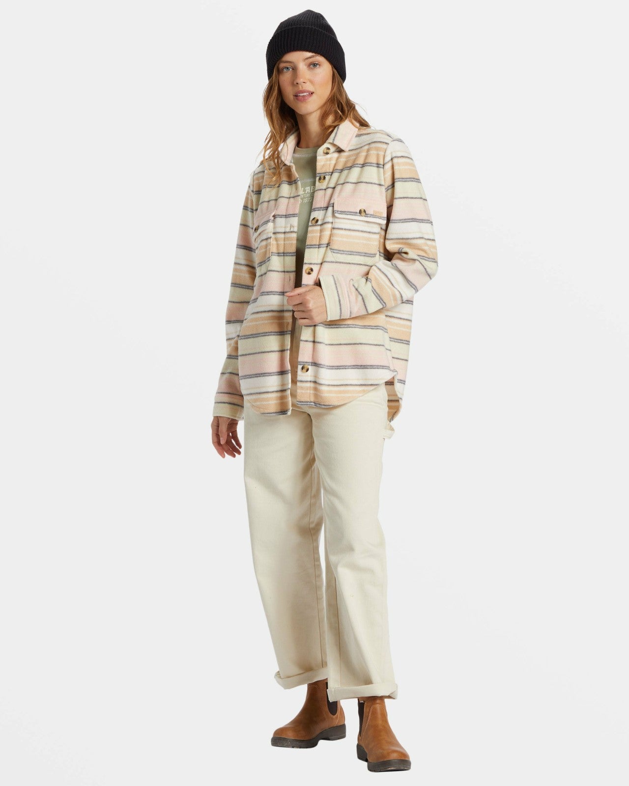 Forge Fleece Flannel - Mountain Rose | Billabong Women