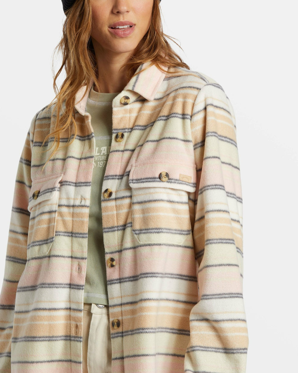 Forge Fleece Flannel - Mountain Rose | Billabong Women
