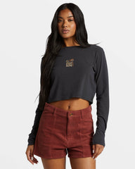 Free Fall Corduroy Shorts - Choc Chip | Billabong Women