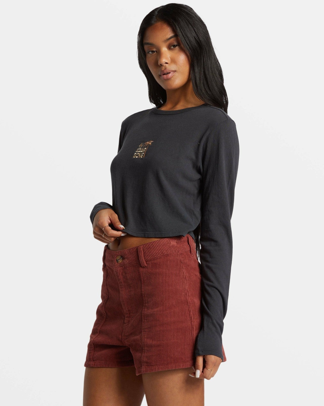 Free Fall Corduroy Shorts - Choc Chip | Billabong Women