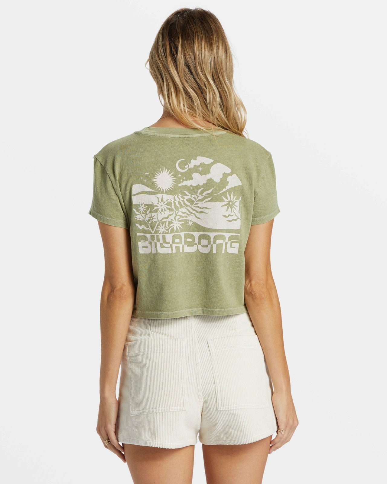Free Fall Corduroy Shorts - White Cap | Billabong Women