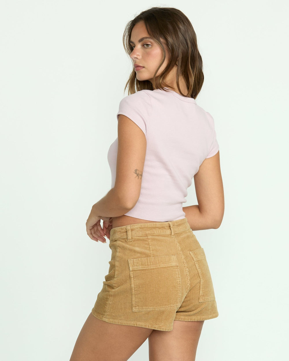 Free Fall Corduroy Shorts - Khaki | Billabong Women