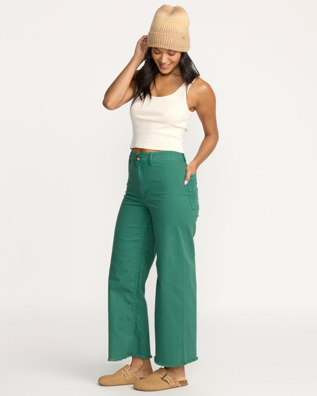 Free Fall High-Waist Pants - Evergreen | Billabong Women