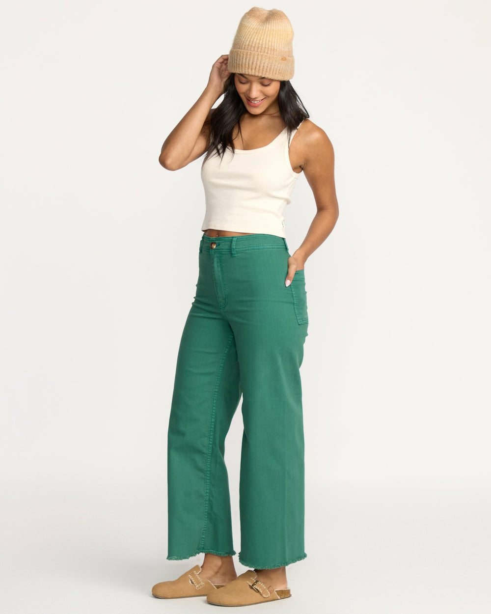 Free Fall High-Waist Pants - Evergreen | Billabong Women