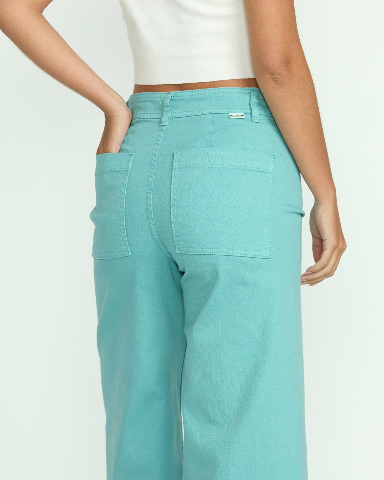 Free Fall High-Waist Pants - Misty Blue | Billabong Women