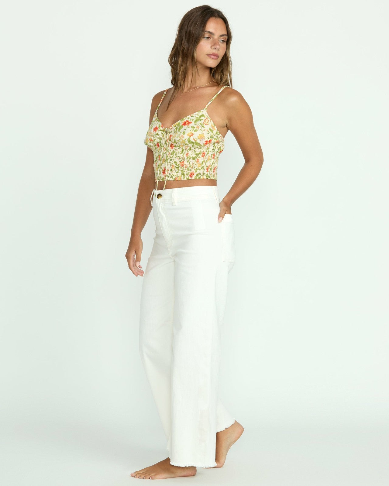 Free Fall High-Waist Pants - Salt Crystal 1 | Billabong Women